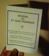 St Jude Novena Leaflet